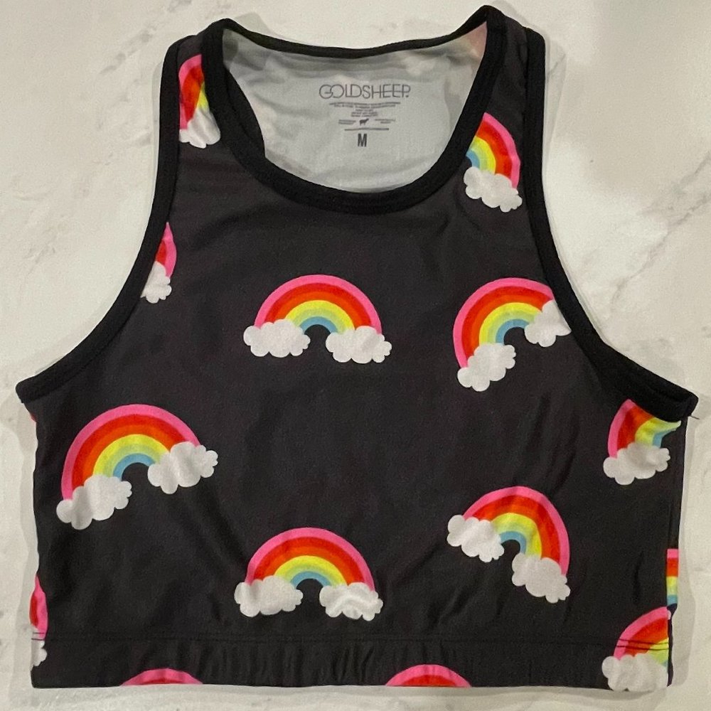 Goldsheep Mini Rainbows Crop Top